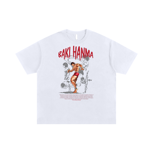 Baki Hanma White T-shirt